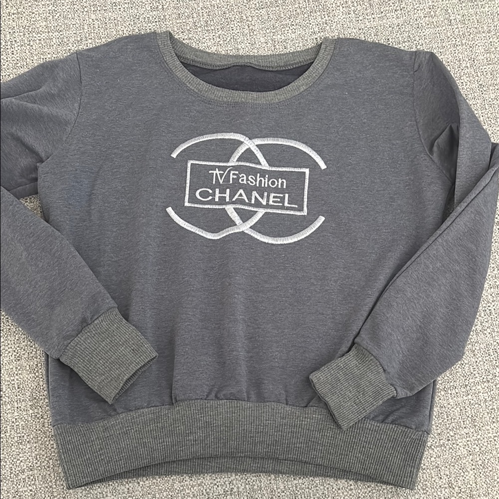 Chanel Gray kids Sweater